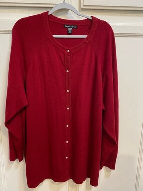 Designers Originals Bright Red Knit Sweater - Luxelon® Woman